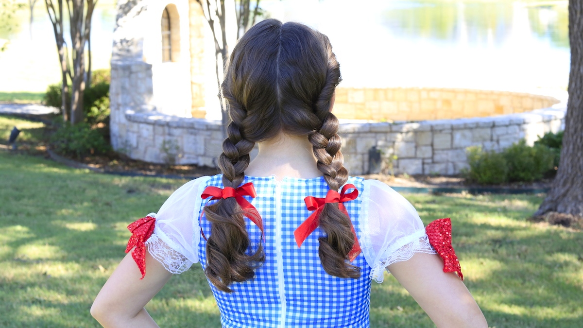 bailey's dorothy braids | halloween hairstyles | cute girls