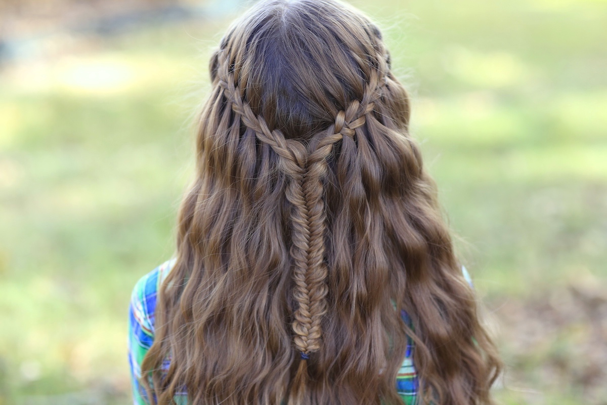 Dutch Waterfall Braid  Cute Girls Hairstyles  Cute Girls Hairstyles