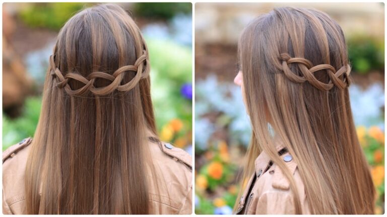 loop waterfall braid loop waterfall braid