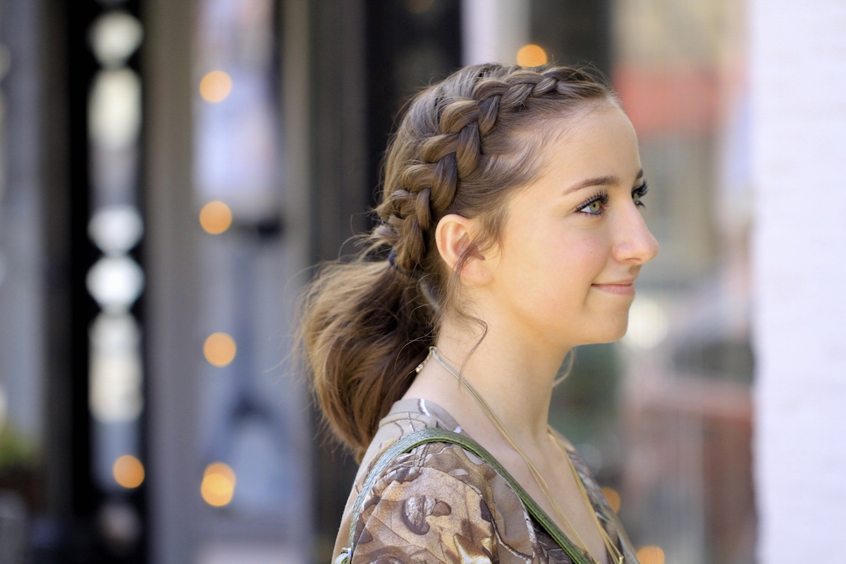 Dutch Accent Ponytail Short Hairstyles Cute Girls Hairstyles