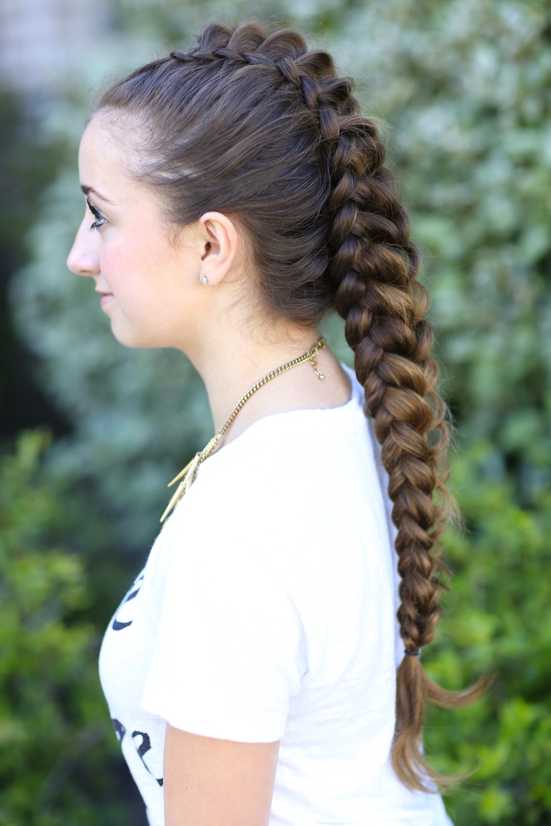 Fishtail Braid Hairstyle Tutorial How To Video