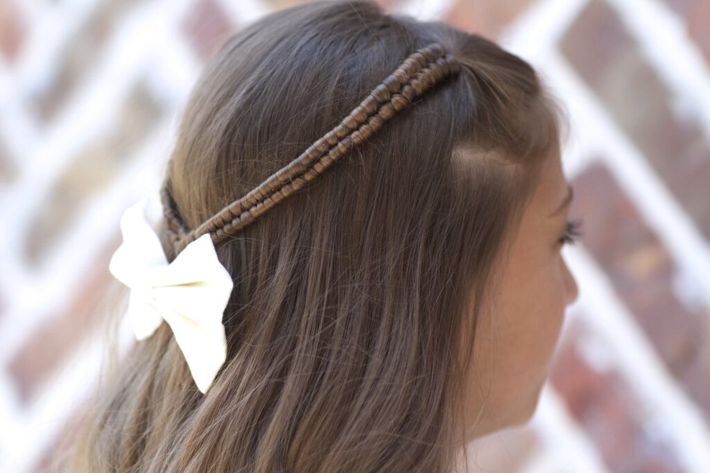 Infinity Braid Tieback | Back-to-School Hairstyles