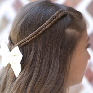 Infinity Braid Tieback | Back-to-School Hairstyles