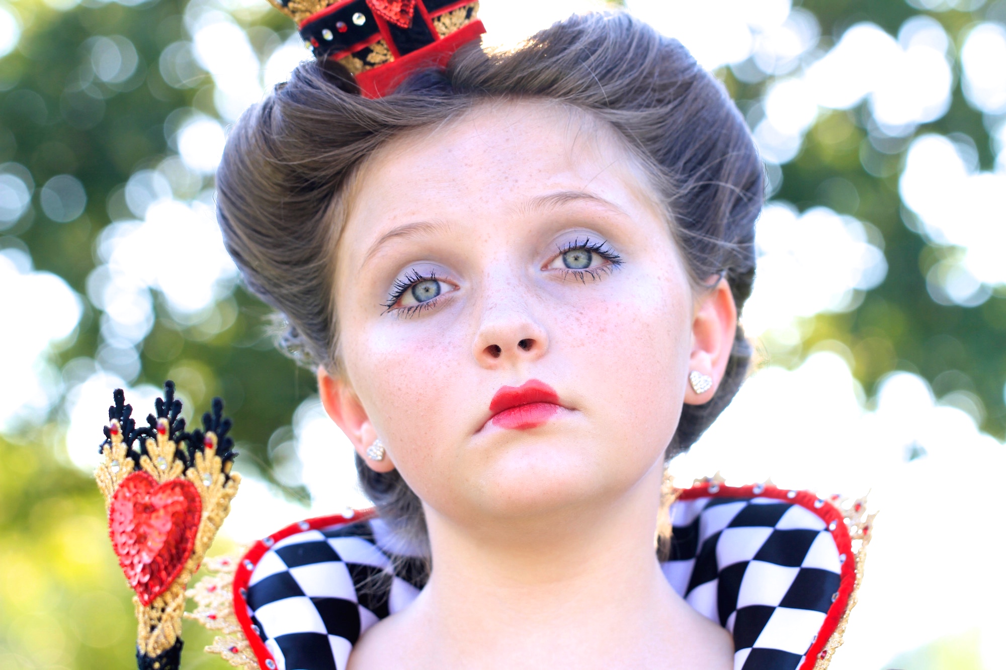 red queen (queen of hearts) | halloween hairstyles | cute