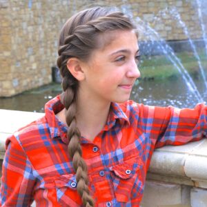 French Twist into Side Braid