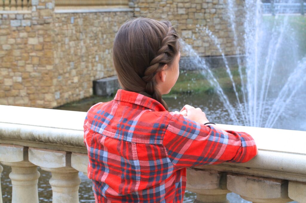 French Twist into Side Braid