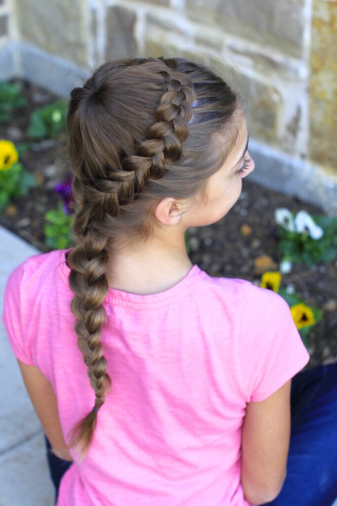 Dutch Starburst Braid | Hairstyles