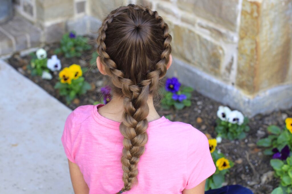 Dutch Starburst Braid | Hairstyles