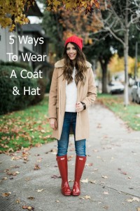 5 Ways To Wear A Coat & Hat - Cute Girls Hairstyles