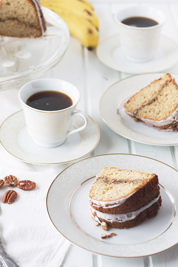 Banana Pecan Coffee Cake | Recipe