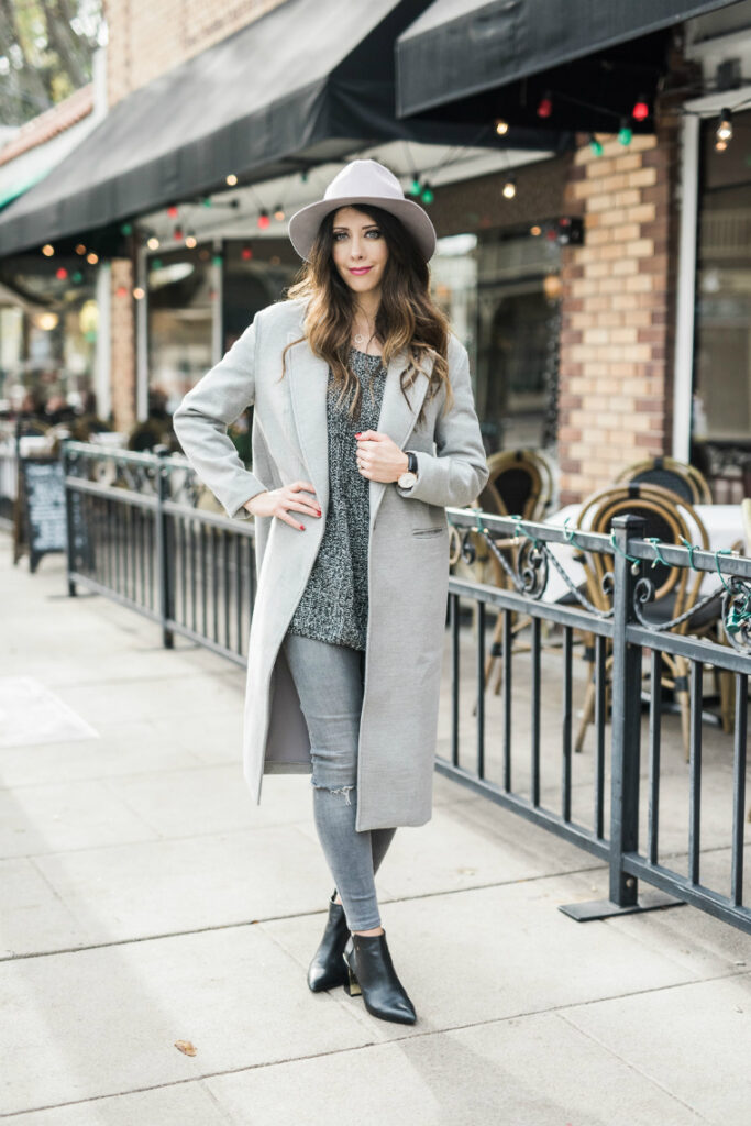 Grey + Black, Hat & Coats