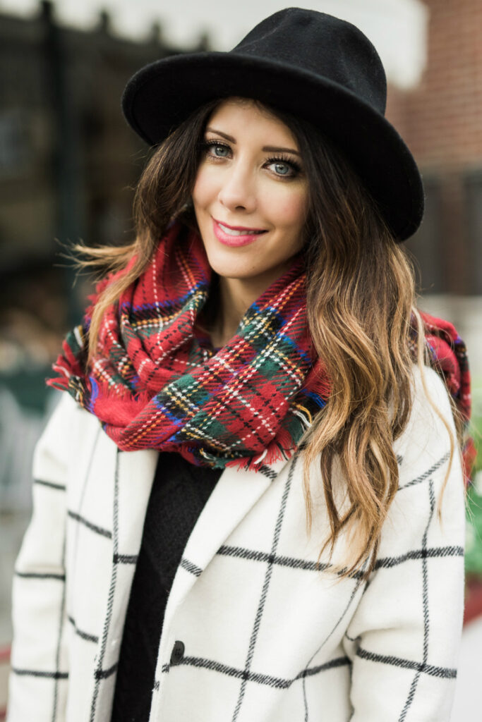 Winter Hat & Coat | Plaid | Fashion