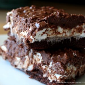 Marshmallow Krispy Brownies