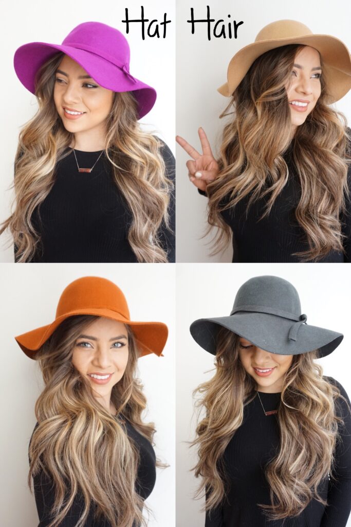 Hairstyles for Hats | Beach Waves