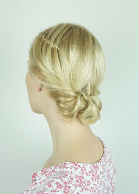 Waterfall Twist Updo