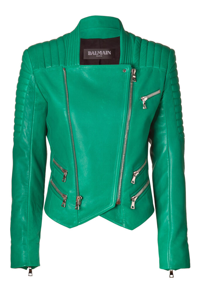 Leather Jacket |Green 