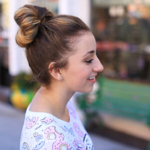 Double Fan Bun | Easy Hairstyles