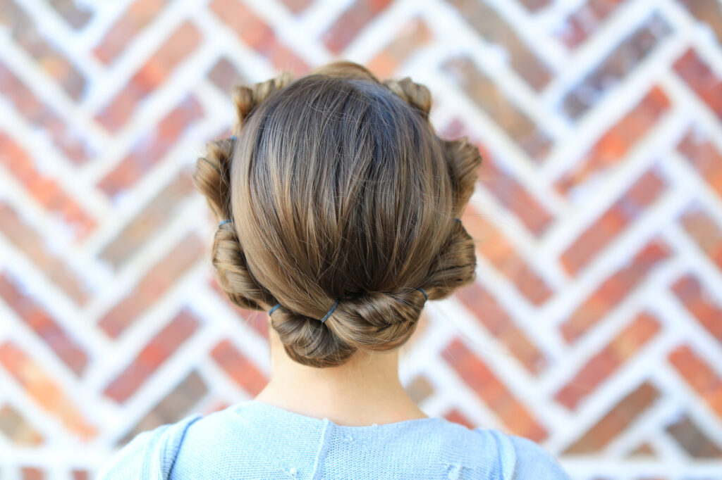 Faux Fishtail Braided Crown