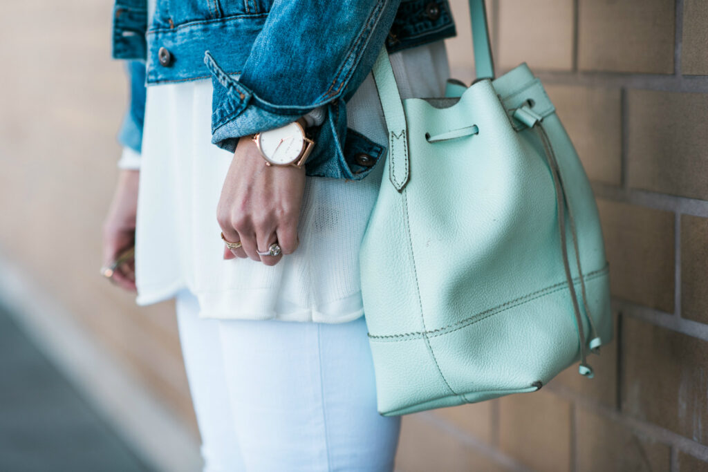 Mint Bucket Bag | Spring Purse