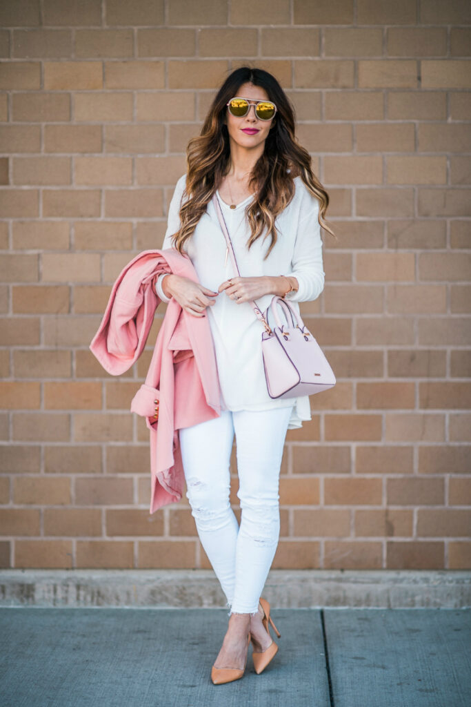 White & Pink | Spring Fashion