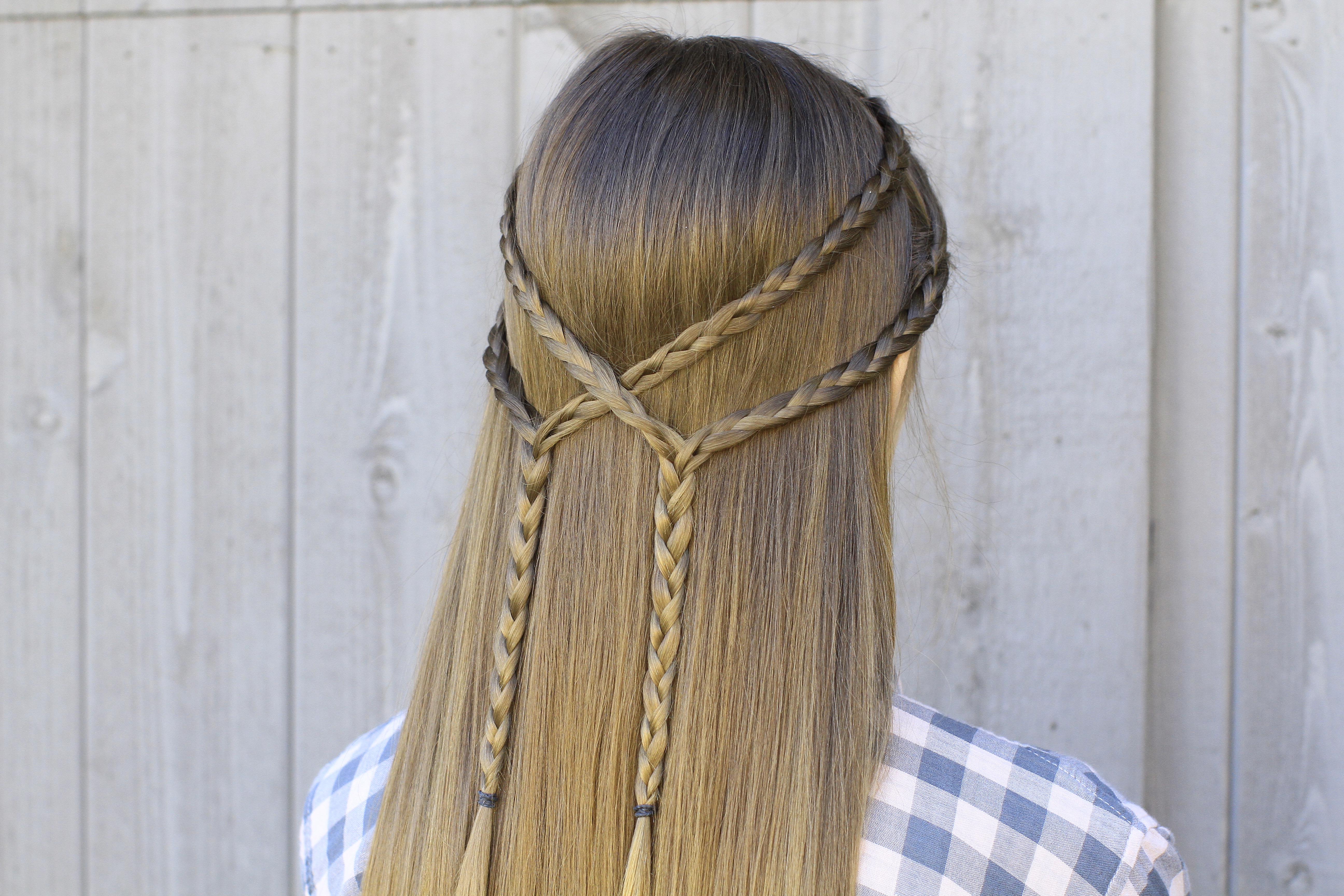 Double Braid Tieback - DIY - Cute Girls Hairstyles