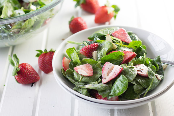 Spinach Strawberry Salad 