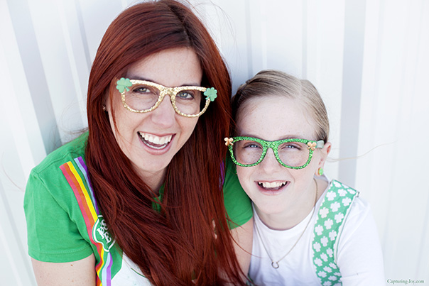 st patricks day and glasses