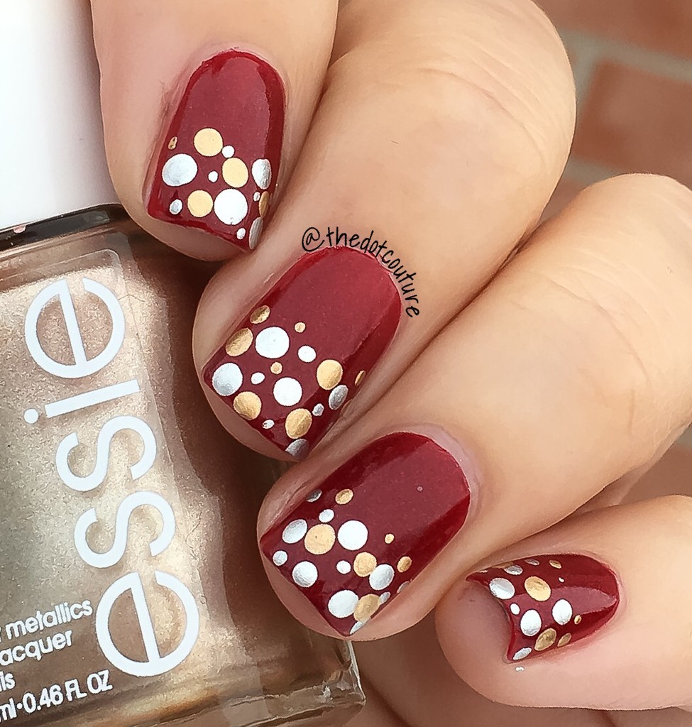 Polka Dot Nail Art