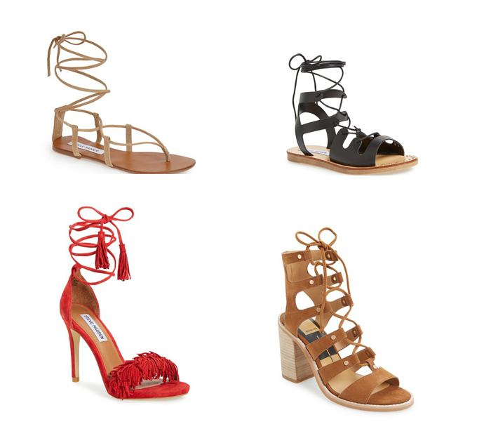 Lace up sales summer shoes