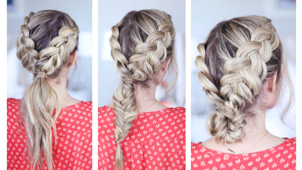 3-in-1 Double Dutch Braids | Cute Girls Hairstyles