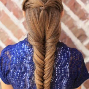 Angel Wing Fishtail Combo Hairstyle