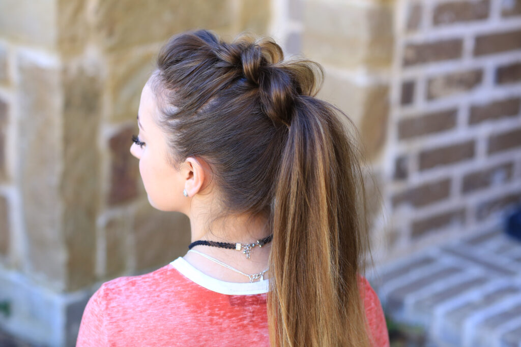 Pull-Thru Ponytail | Cute Girls Hairstyles