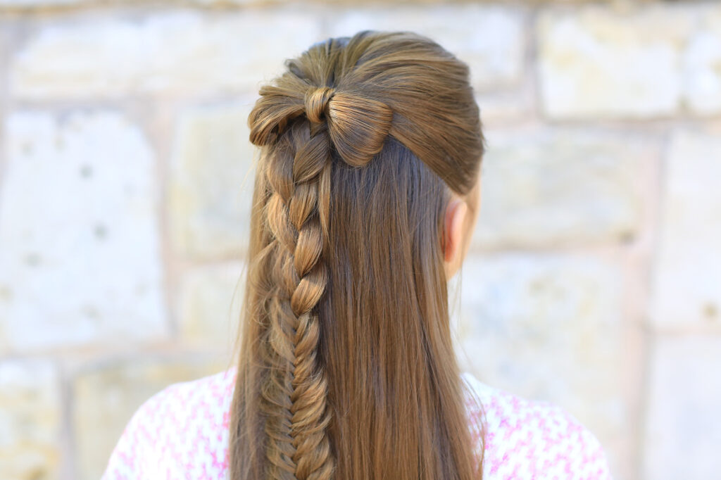 Half-Up Bow Combo | Cute Girls Hairstyles