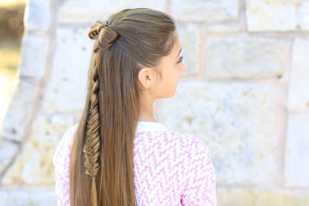 Half-Up Bow Combo | Cute Girls Hairstyles