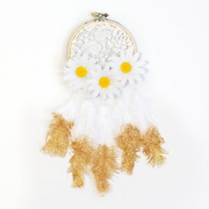 DIY Lace and Feather Dream Catcher