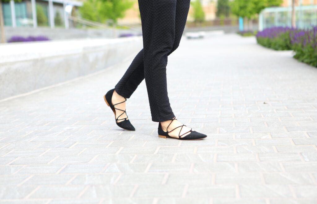 Lace up ballet flats | CGH Lifestyle