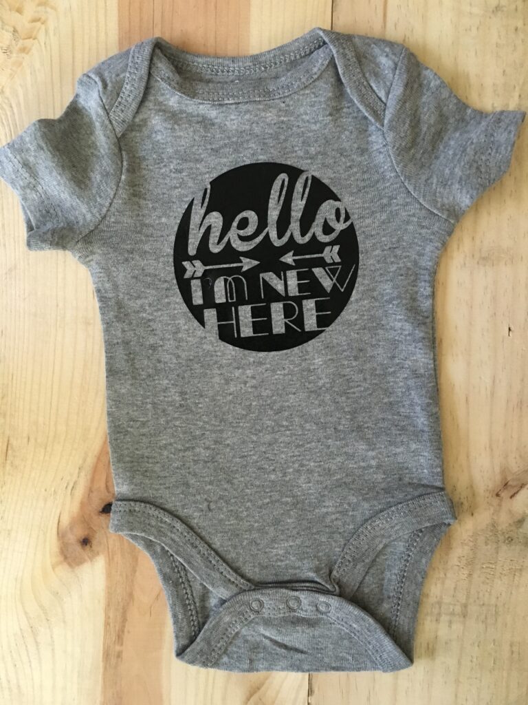 Custom Baby Onesie_Gray