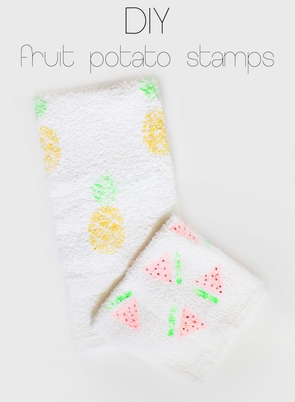 DIY Fruit Potato Stamps | CGH Lifestyle