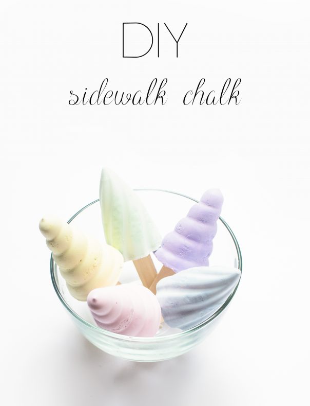 DIY Sidewalk Chalk Popsicles | CGH Lifestyle