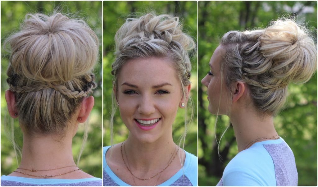 Waterfall Bun | Cute Girls Hairstyles