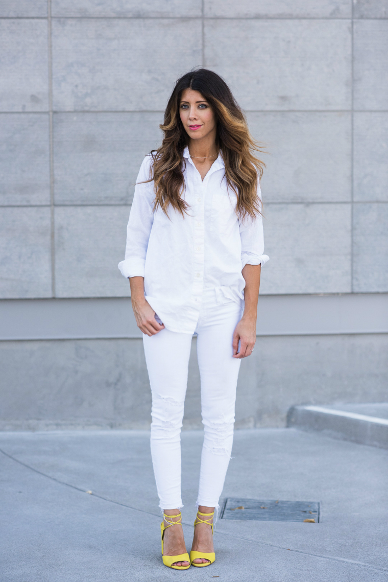 dressy all white outfits