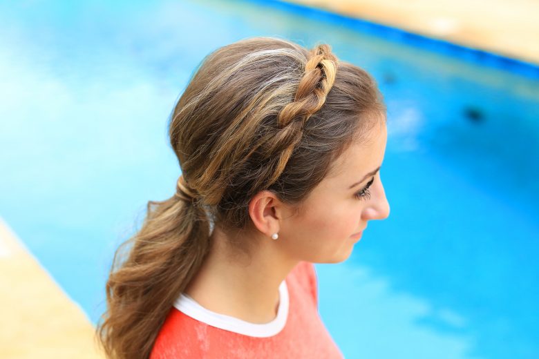 How to create a Rope Twist Headband Cute Girls Hairstyles