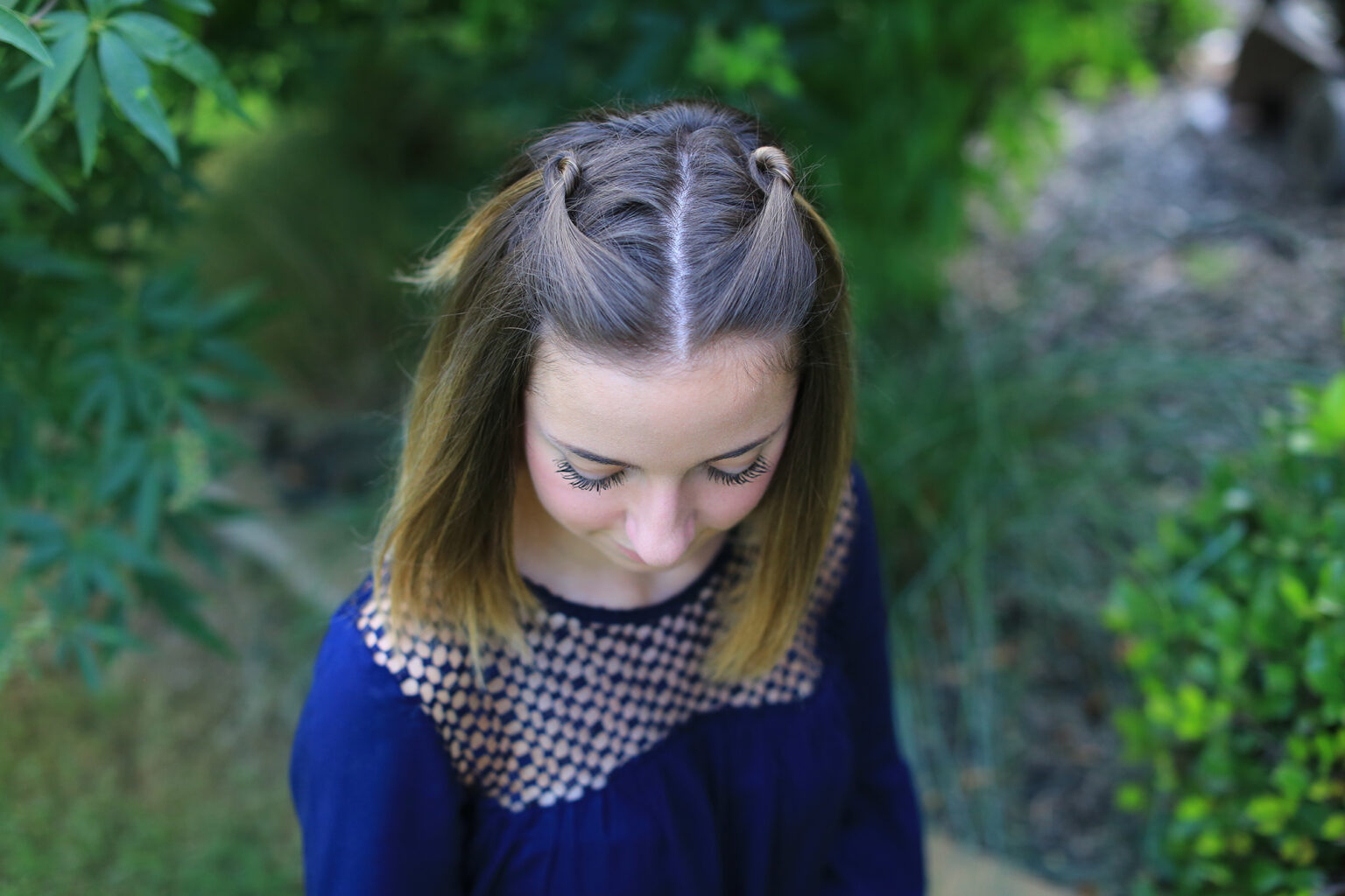 Double Knot Pullback - Cute Girls Hairstyles