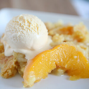 Peach Dump Cake | CGH Lifestyle