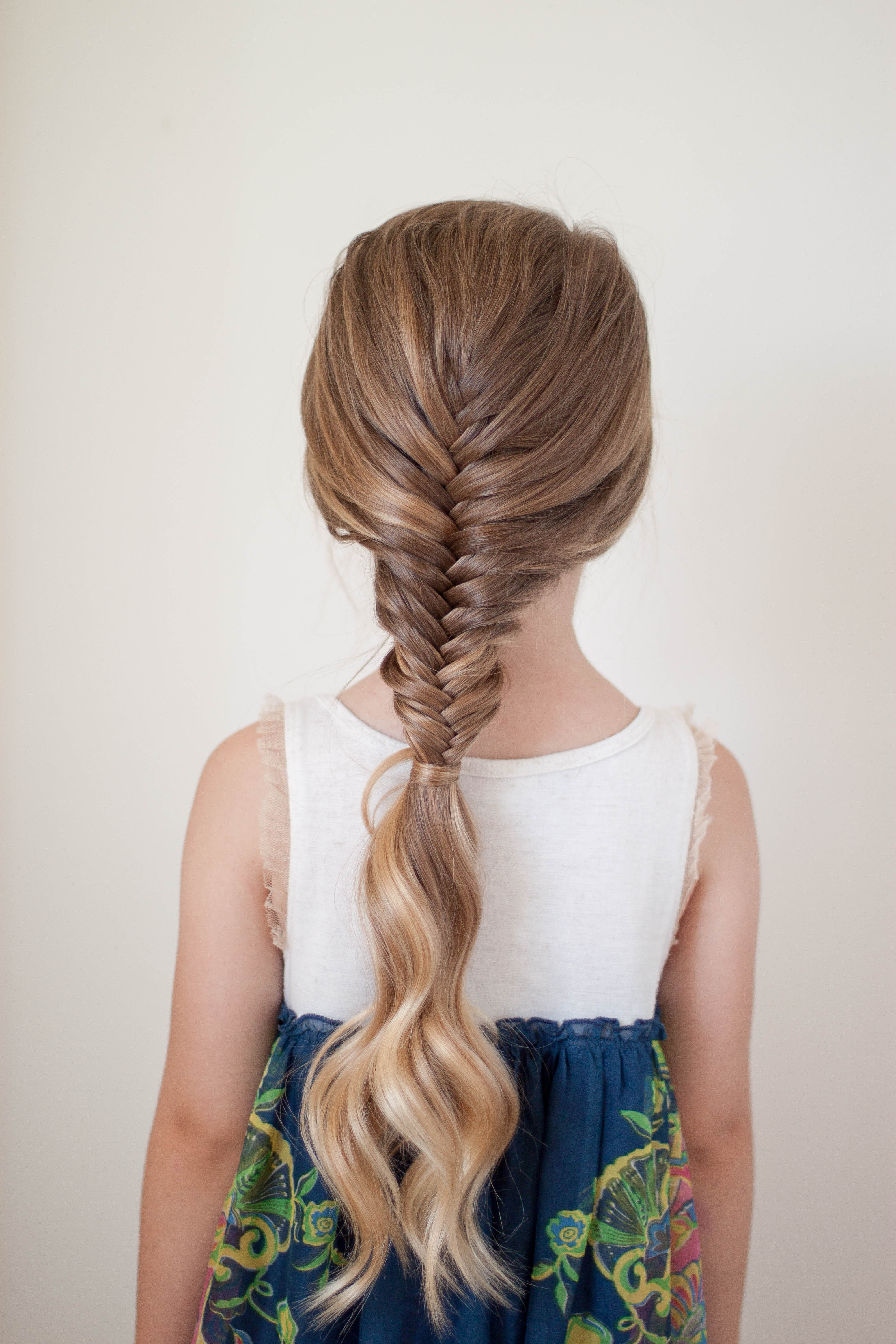 An Easy Half Up Fishtail Braid Tutorial