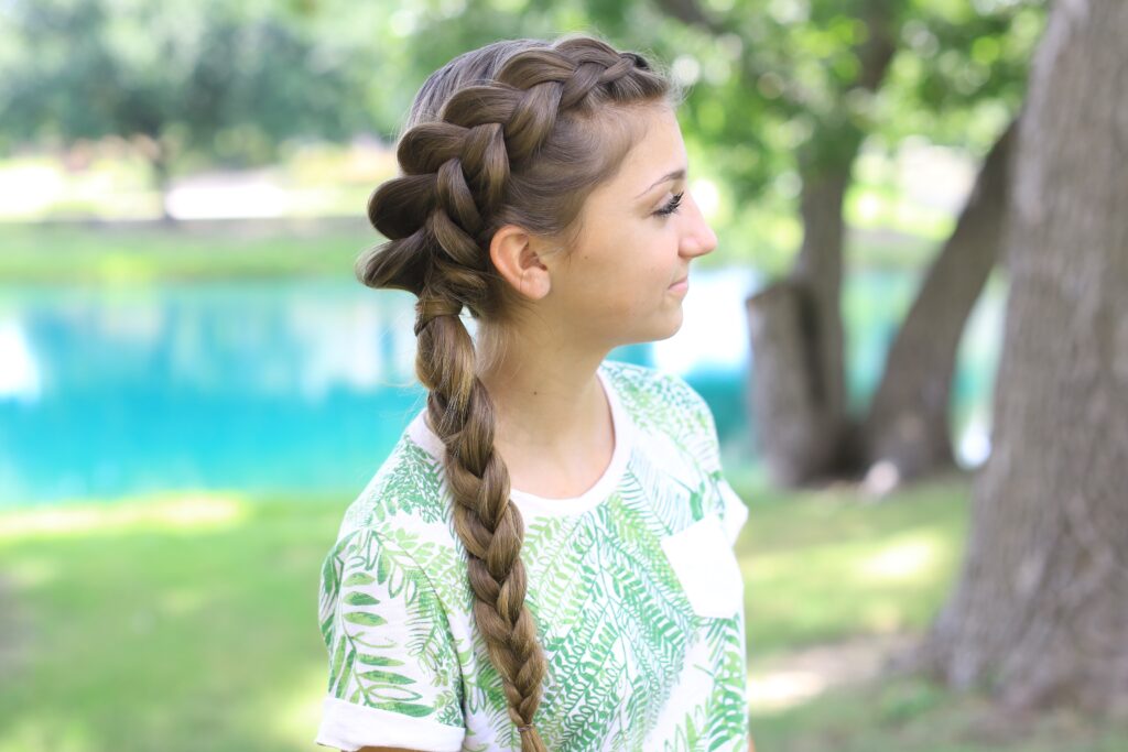 Side Ditch Braid Combo | Cute Girls Hairstyles