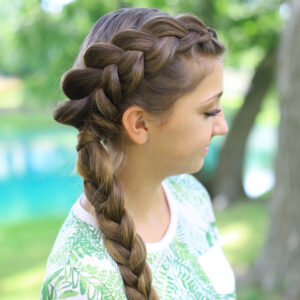 Side Dutch Braid Combo | Cute Girls Hairstyles