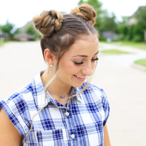 Double Braided Buns | Cute Girls Hairstyles