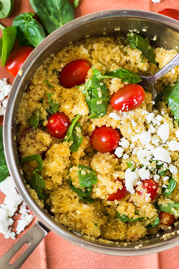 Easy Italian Quinoa | CGH Lifestyle