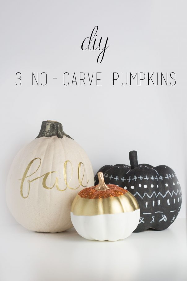 3 No-Carve Pumpkin DIYs | CGH Lifestyle